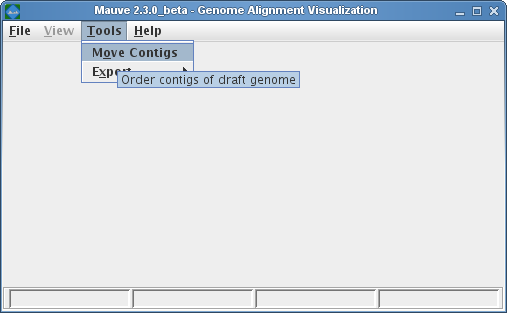 Starting the Mauve Contig Mover from within Mauve